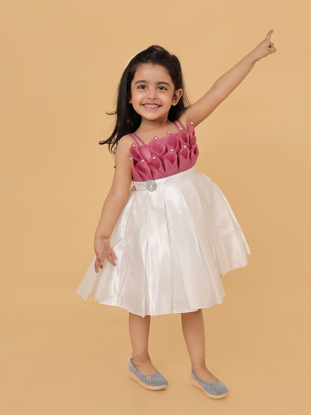 Titrit Girls Fit & Flare Dress
