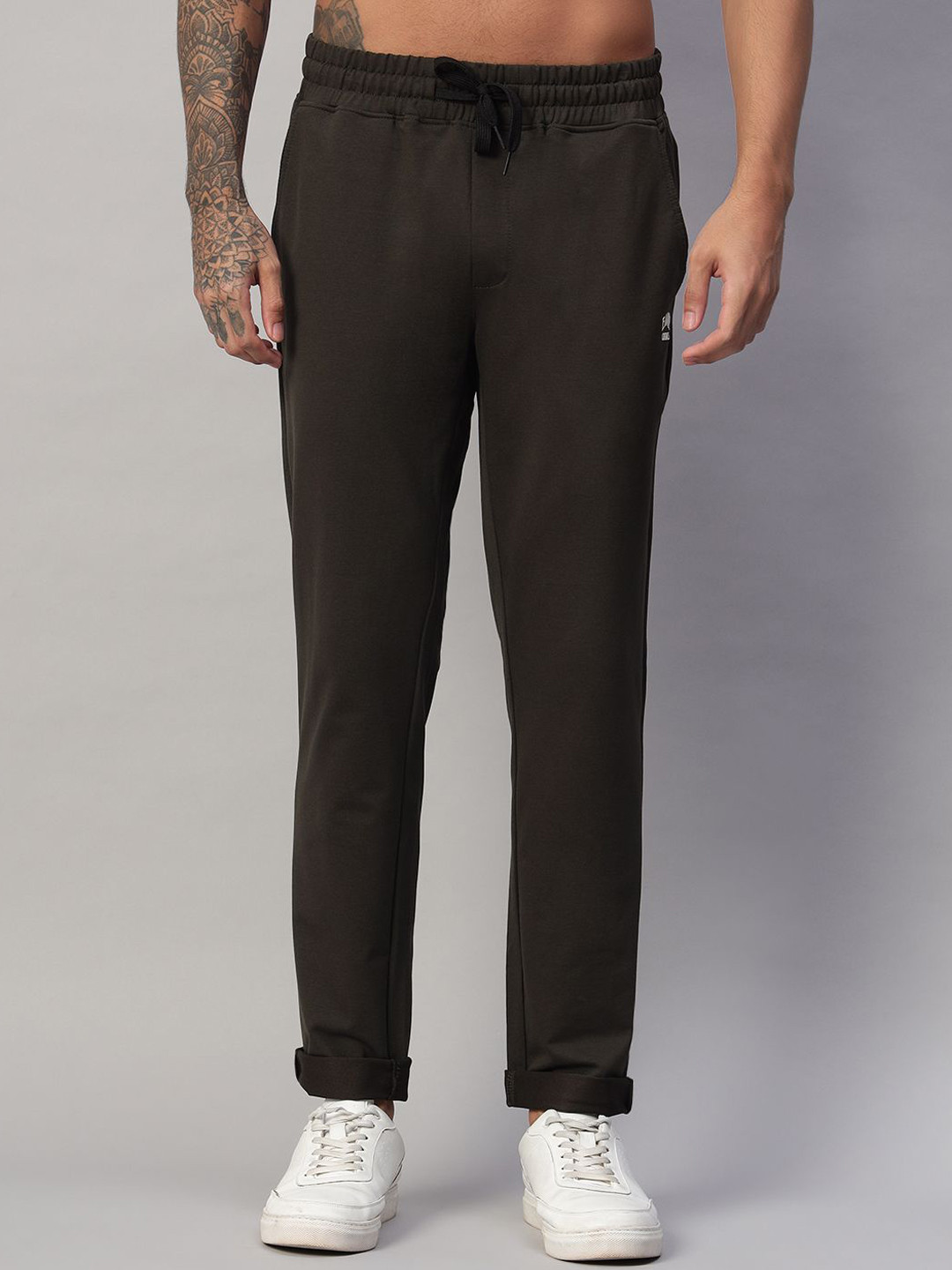 ENDEAVOUR WEAR Men Cotton Regular Fit Mid Rise Track Pants