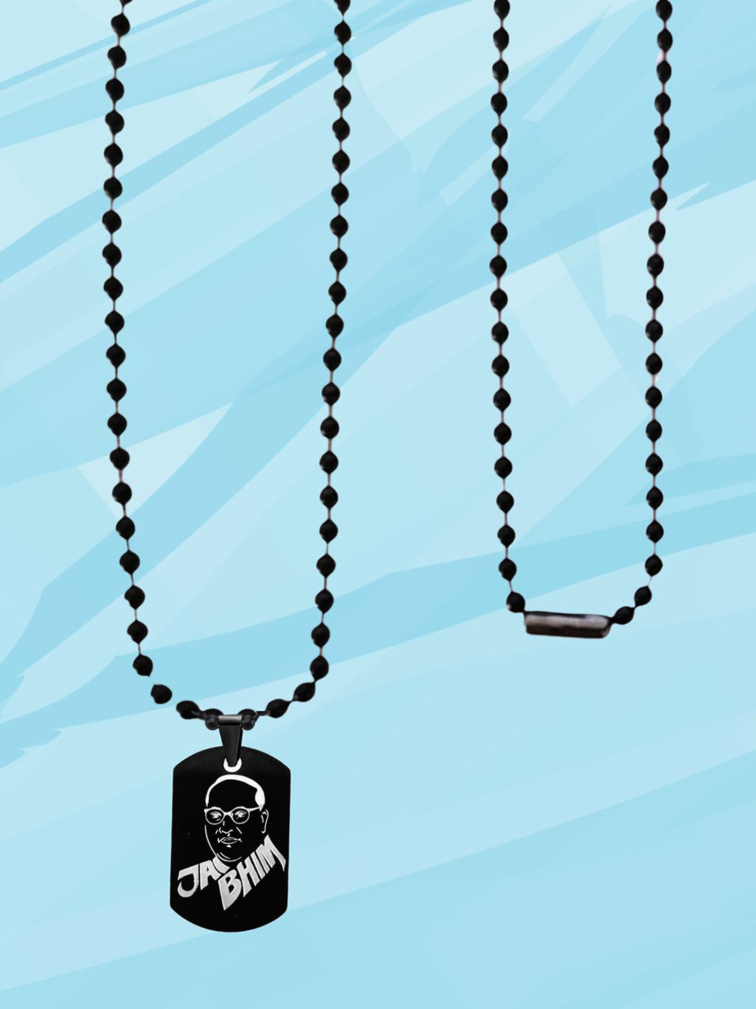 M Men Style Stainless Steel DR. B. R. Ambedkar Pendant