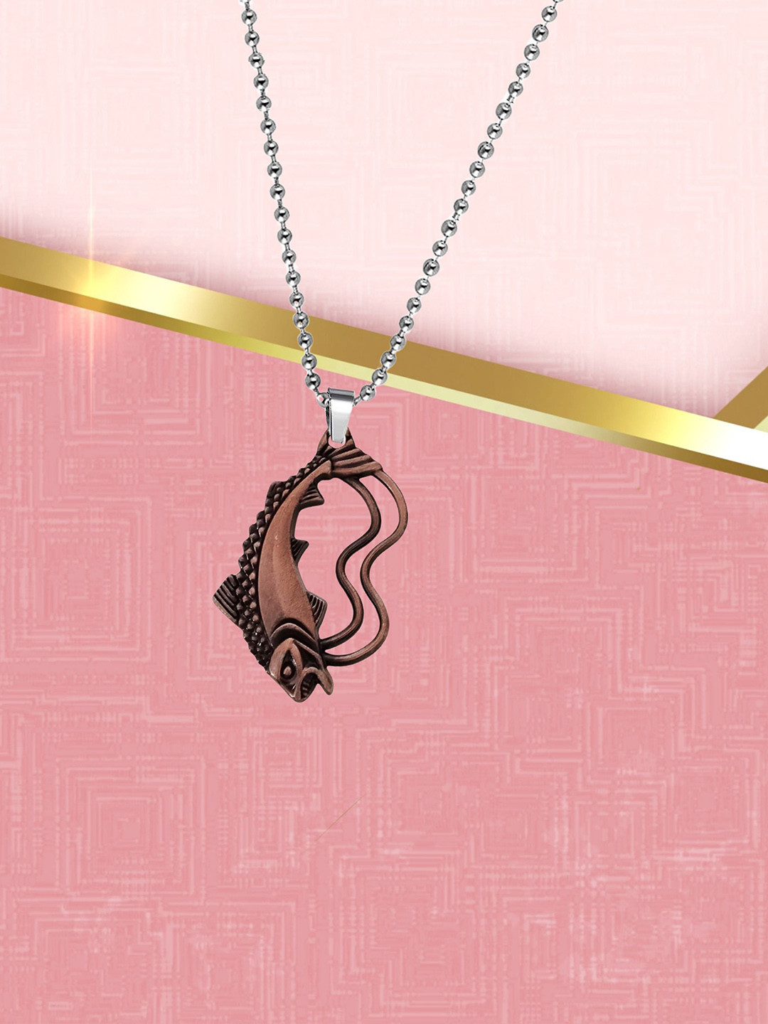 M Men Style Stainless Steel Silver-Plated Game Soul Pendants