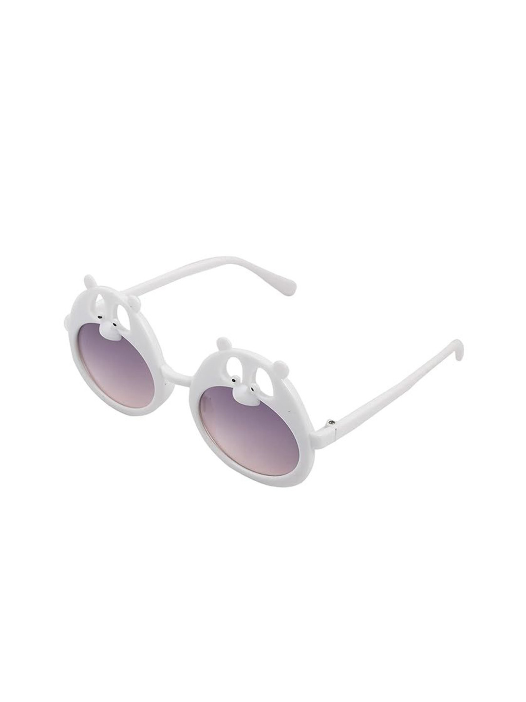 SHOP FRENZY Kids Round Sunglasses with UV Protected Lens White Duck
