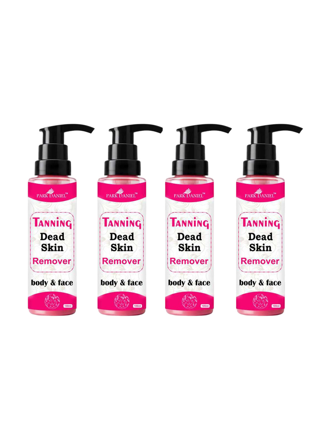 Park Daniel Set Of 4 Tanning Liquid Cream For Dead Skin Removal - 100 ml Each