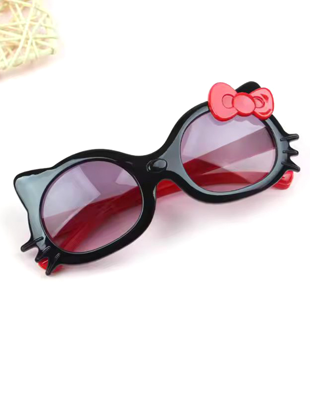 SHOP FRENZY Kids Cateye Sunglasses with UV Protected Lens Black Catey 2021 Sunglass