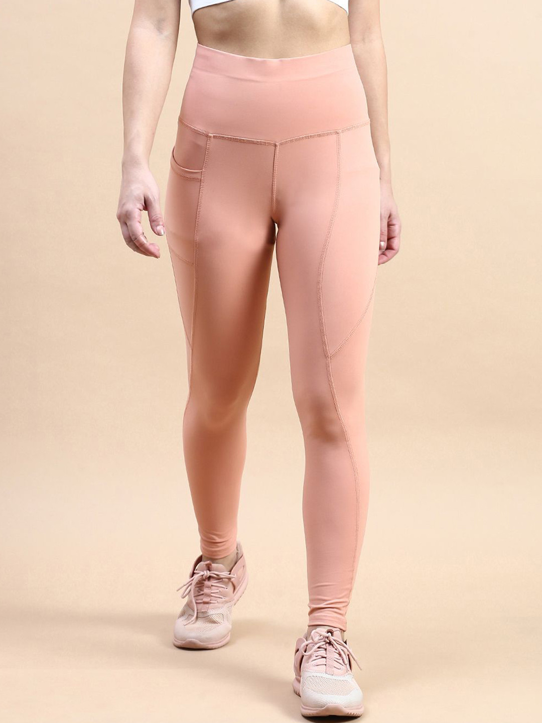 Kaali Peeli Women Rapid-Dry Ankle Length Training or Gym Tights with Key Pockets