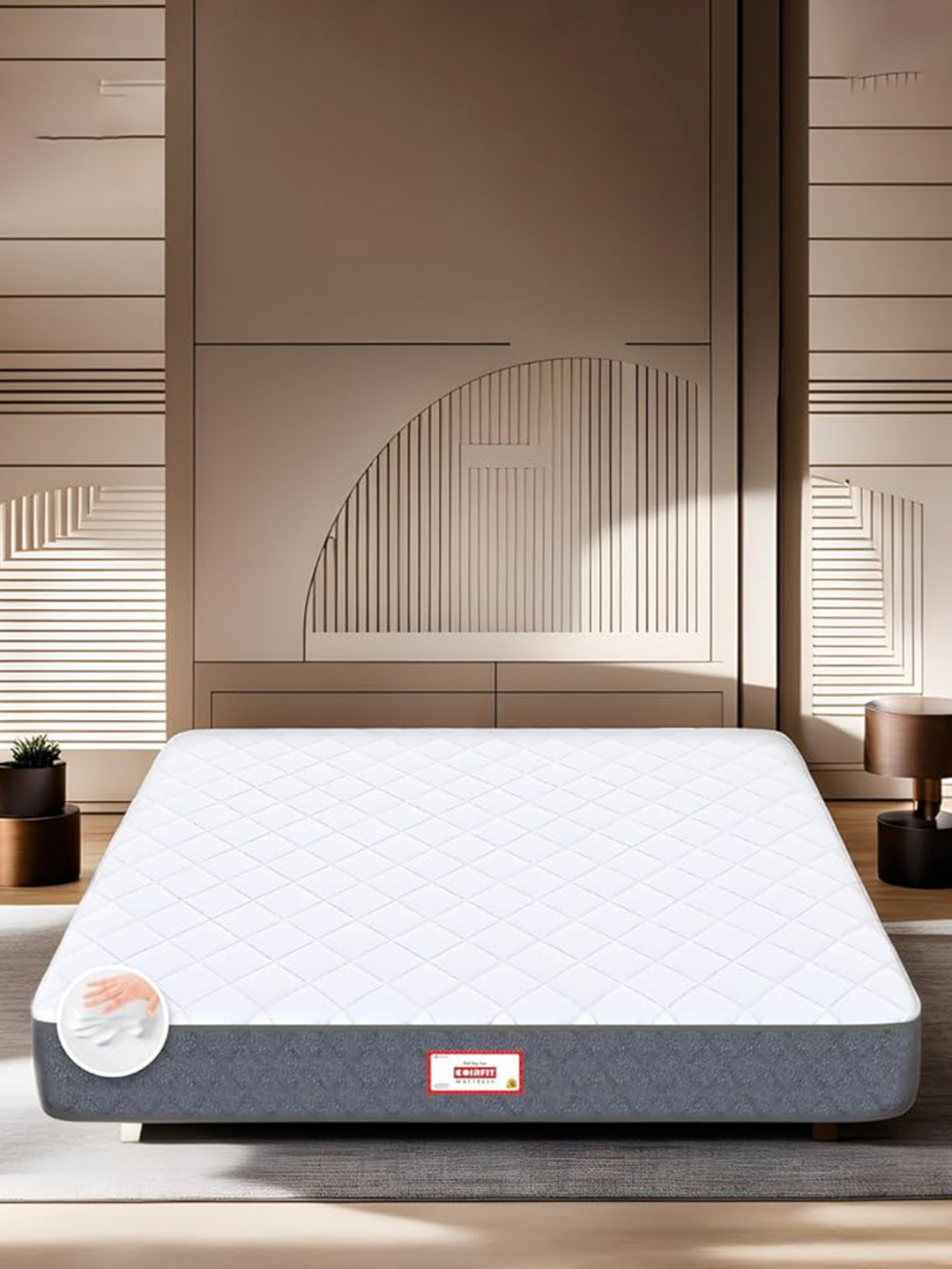 COIRFIT Twin Plus 5 Zone I-shape Tech.Memory Foam Single Size 4 Inch Mattress (72X30)