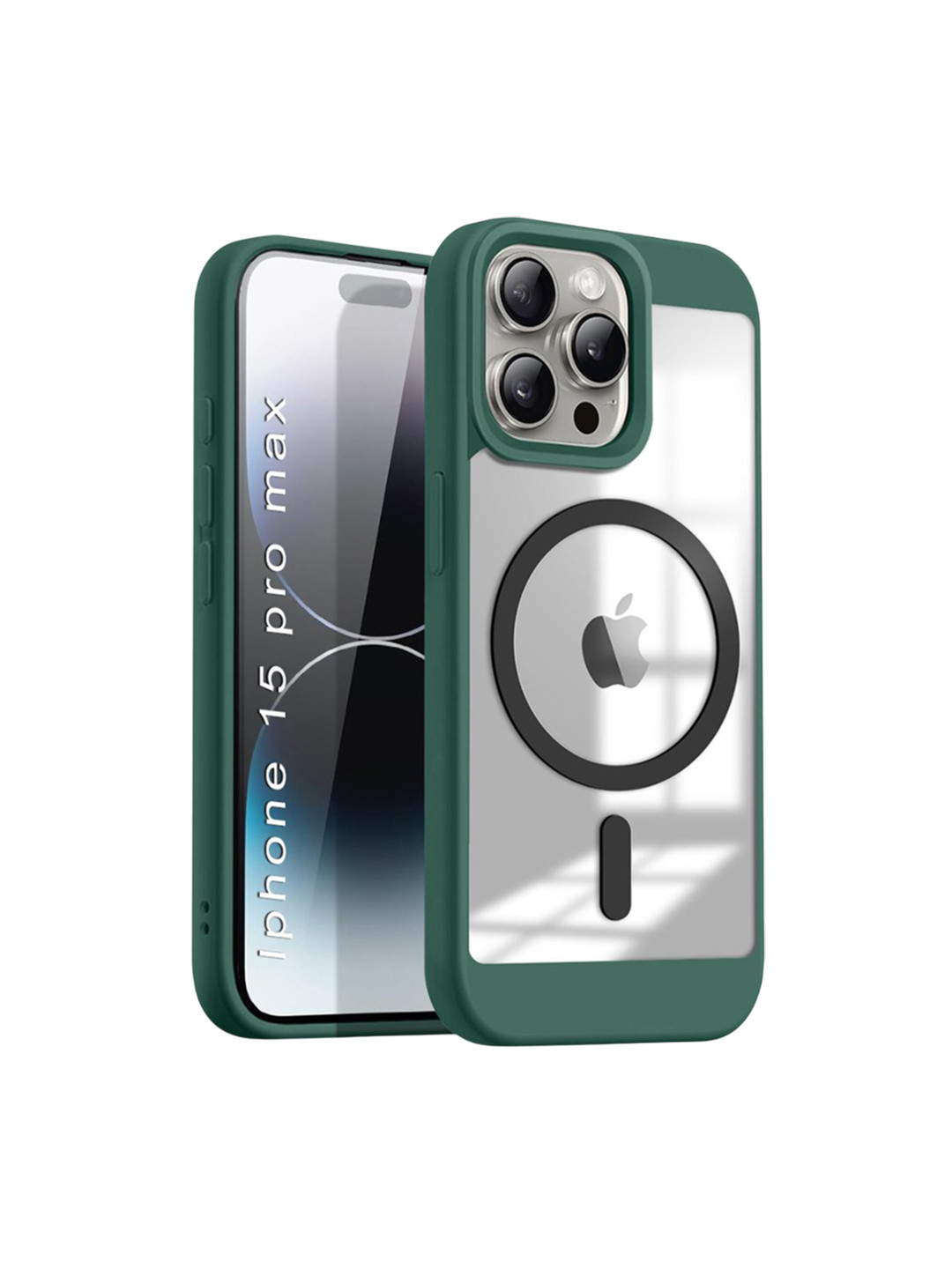 Luxury Kase Shockproof Transparent Clear Hard Back Cover Case with Soft Edge