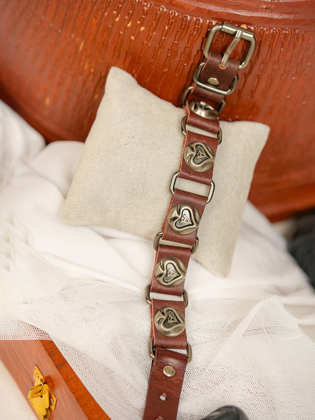 Mali Fionna Men Leather Wraparound Bracelet