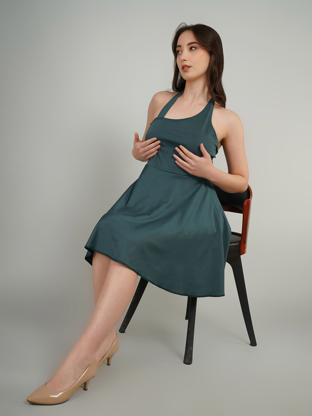 Gora Glama Women Fit & Flare Dress