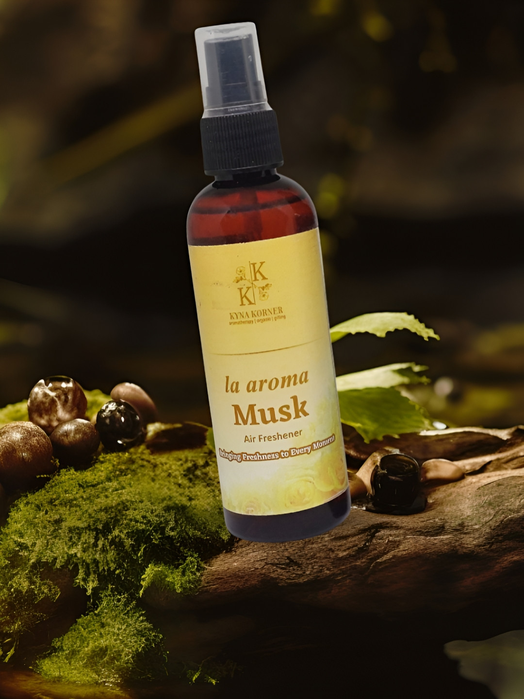 KYNA KORNER Yellow Water Based Formula Musk Air Freshener