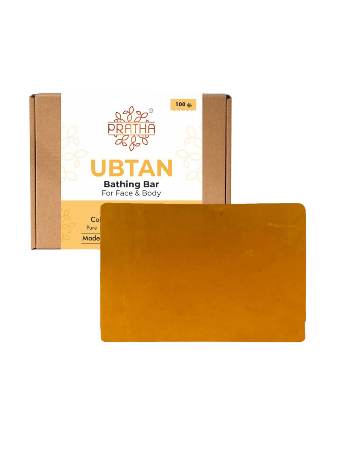 Pratha Set Of 2 Ubtan Bathing Bar With Glycerin - 100 g Each