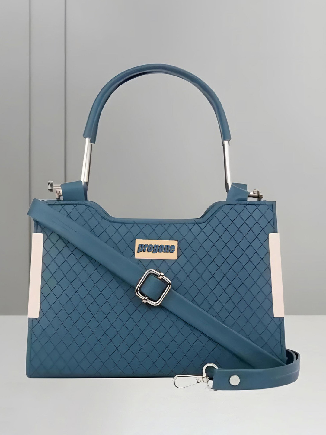 PROGONE ENTERPRISE Printed PU Structured Handheld Bag with Tasselled