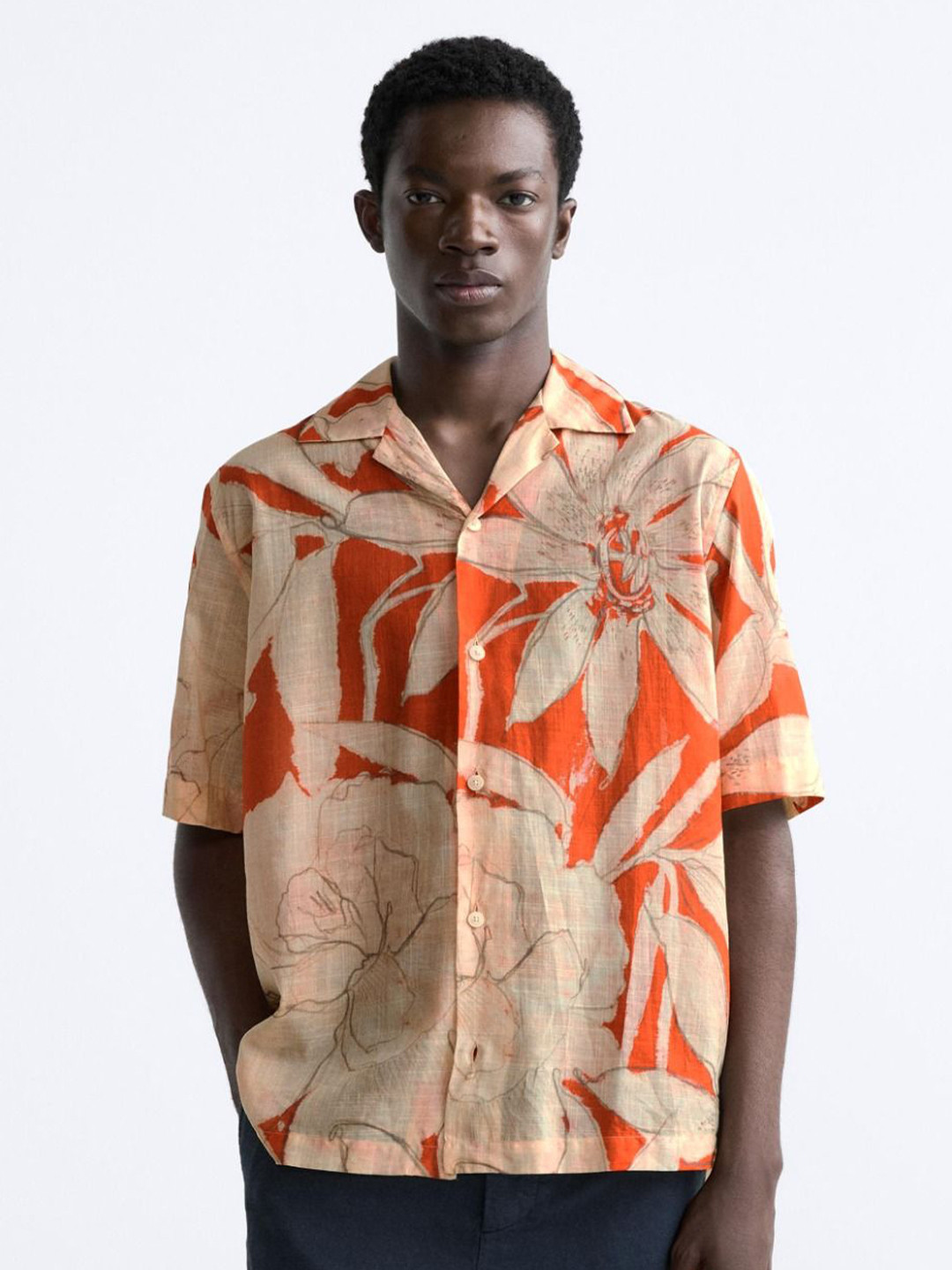 MISCHIEF MONKEY Men Classic Boxy Abstract Printed Casual Shirt