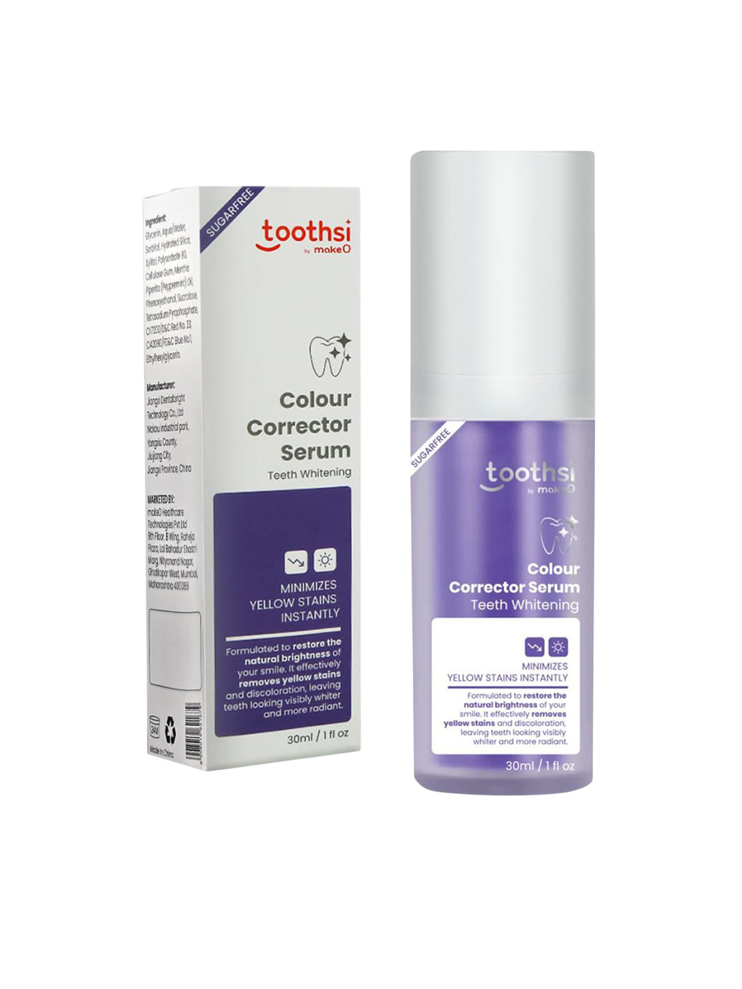 toothsi Colour Corrector Serum Teeth Whitening- 30 ml