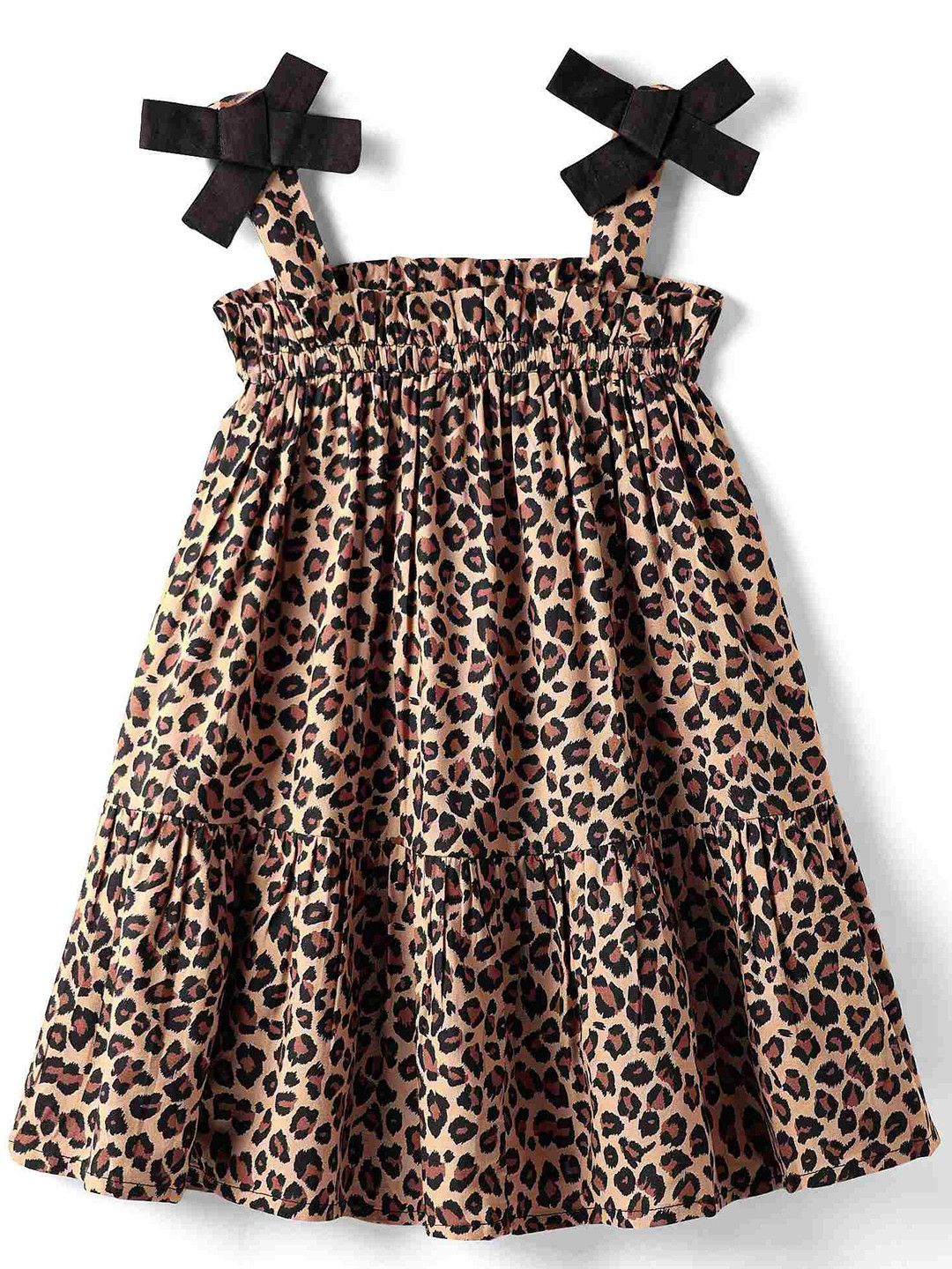 CrayonFlakes Animal Print Fit & Flare Dress