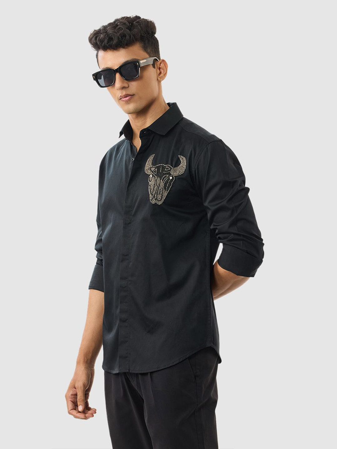 Snitch Men Slim Fit Party Shirt