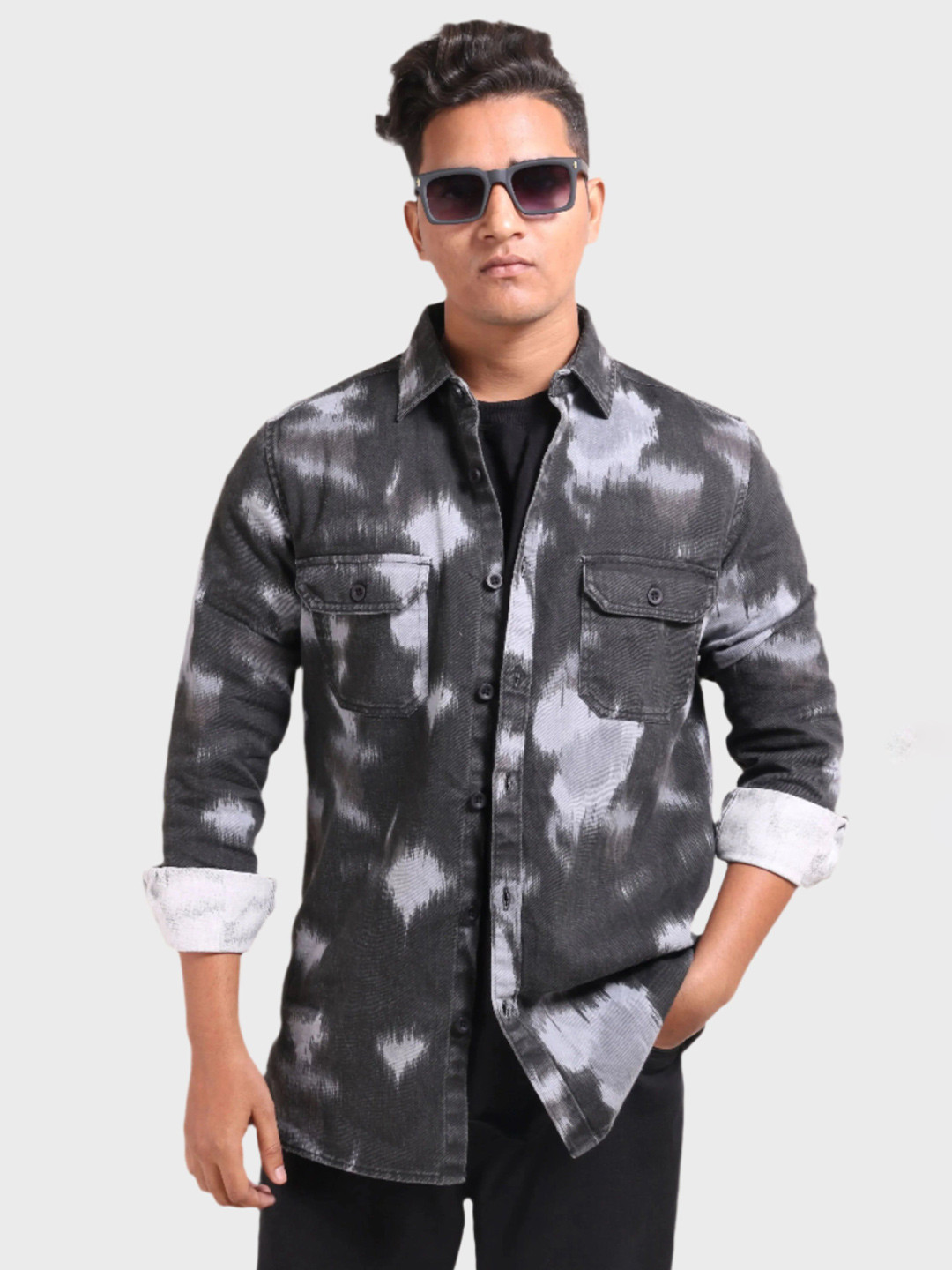 XKIND Men Comfort Printed Casual Shirt