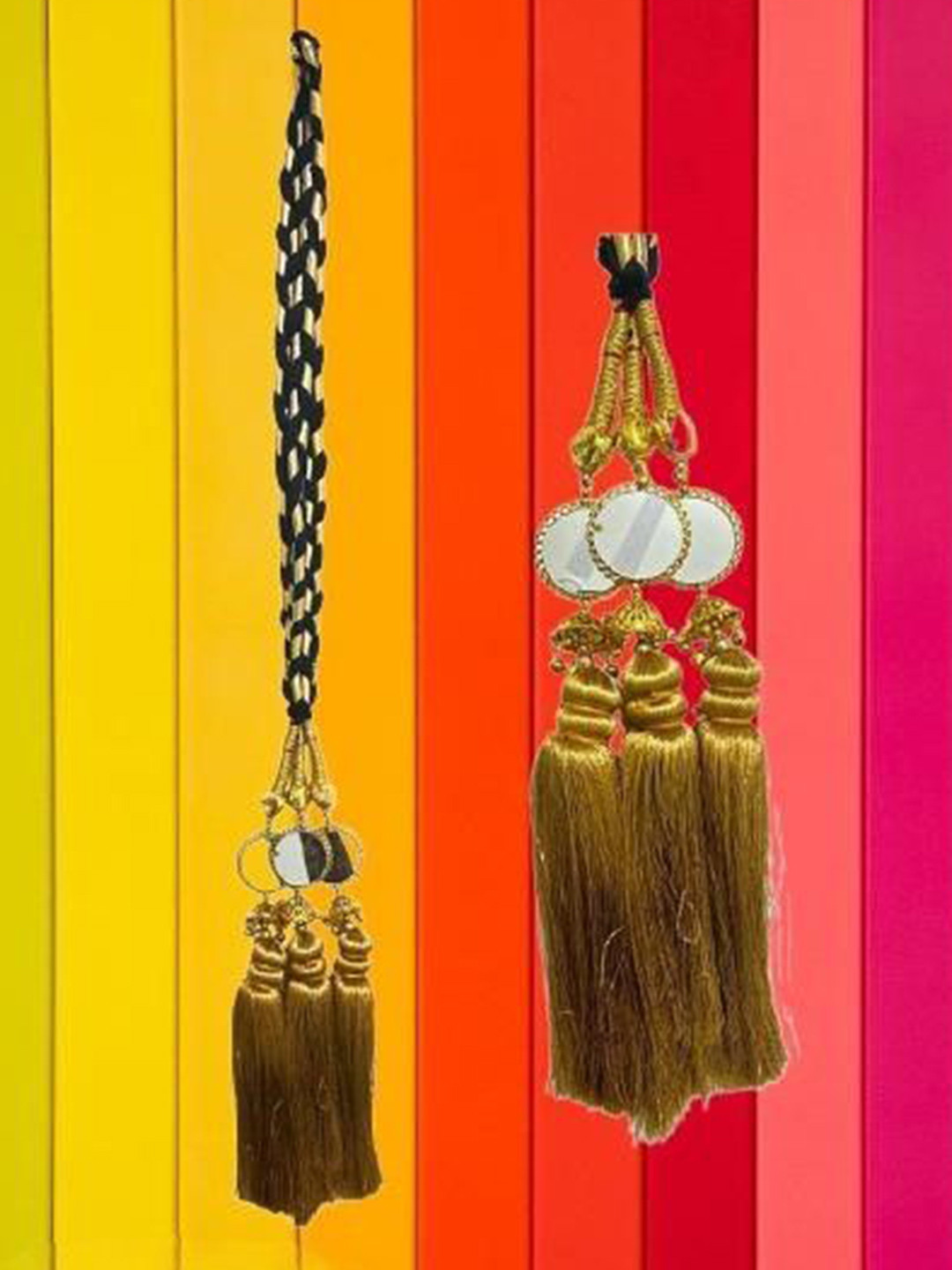 CARAPACE Women Punjabi Choti Hair Accessory Set