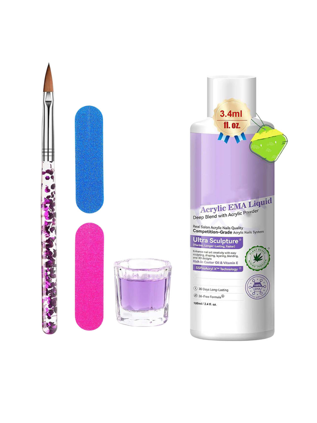 Ekinsu Professional Acrylic Nail Art Combo