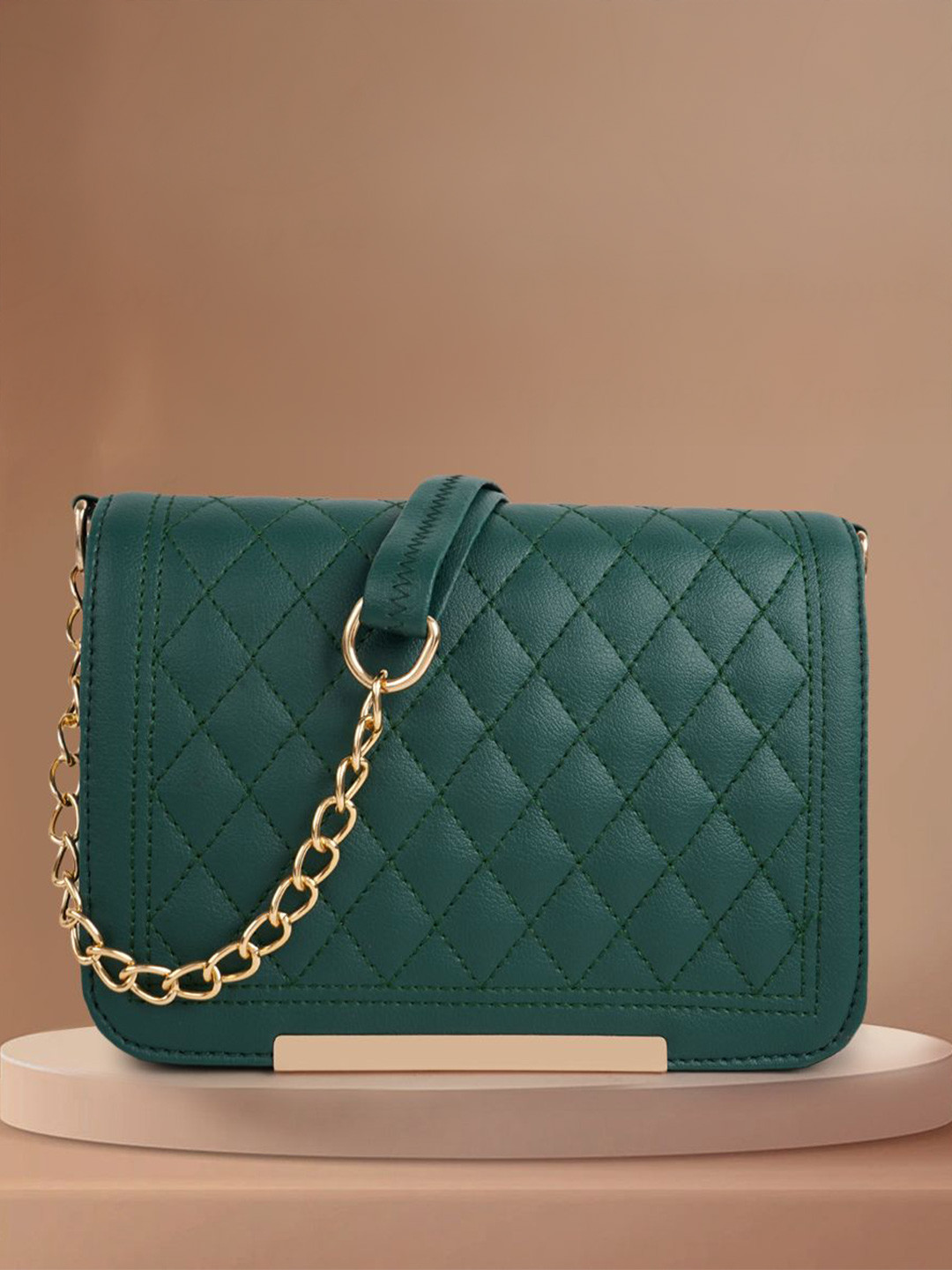 ROLEXO Structured Sling Bag with Quilted