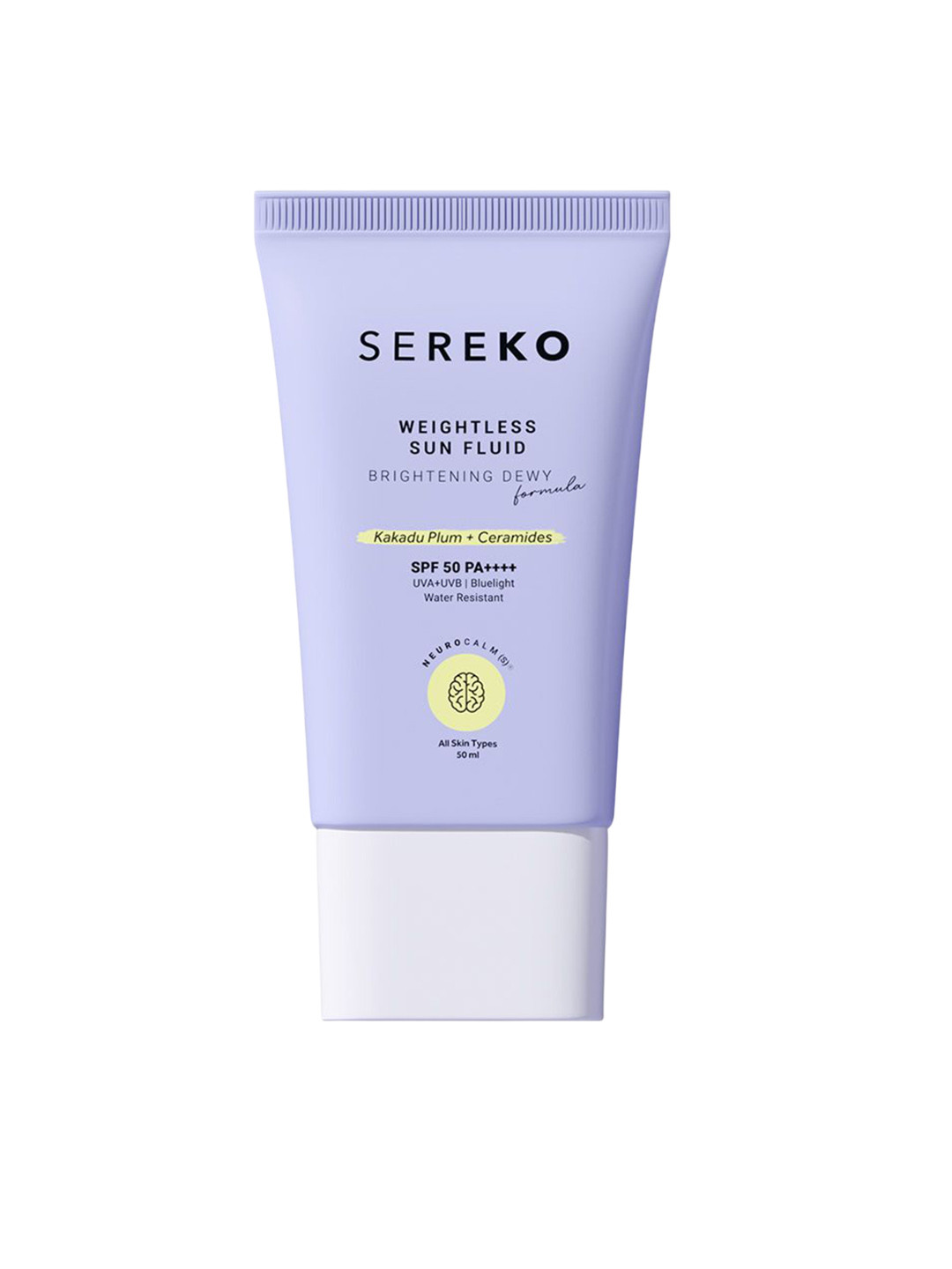 SEREKO Weightless Sun Fluid Brightening SPF PA ++++ Dewy Sunscreen- 50 ml