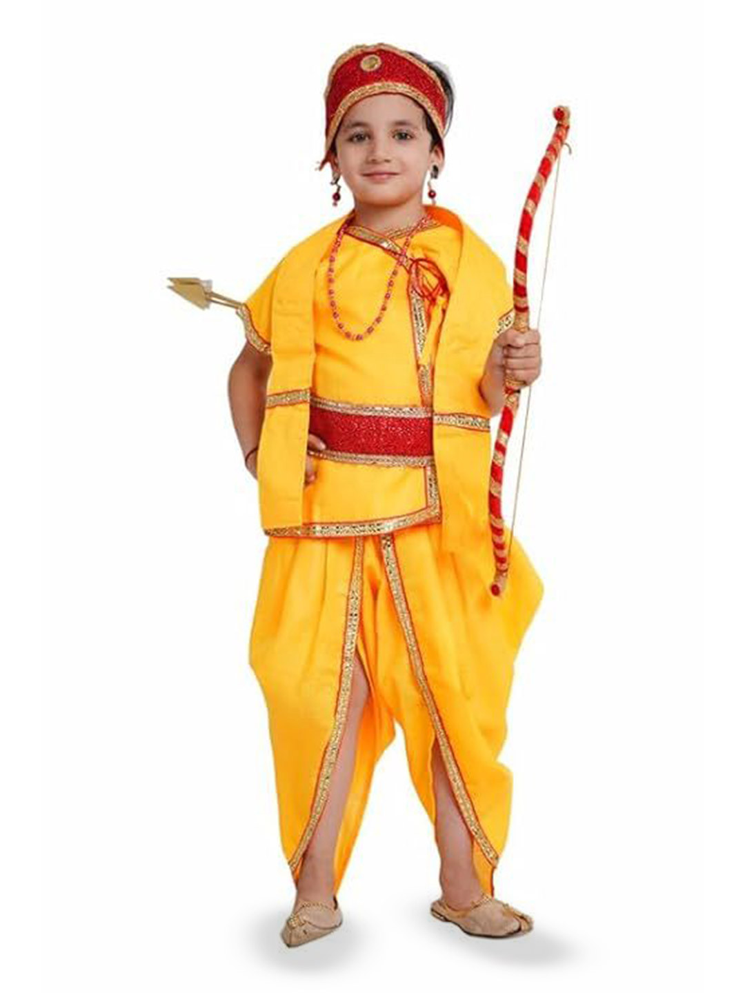 Kaku Fancy dresses Boys Top With Dhoti Pant Ramleela Costume