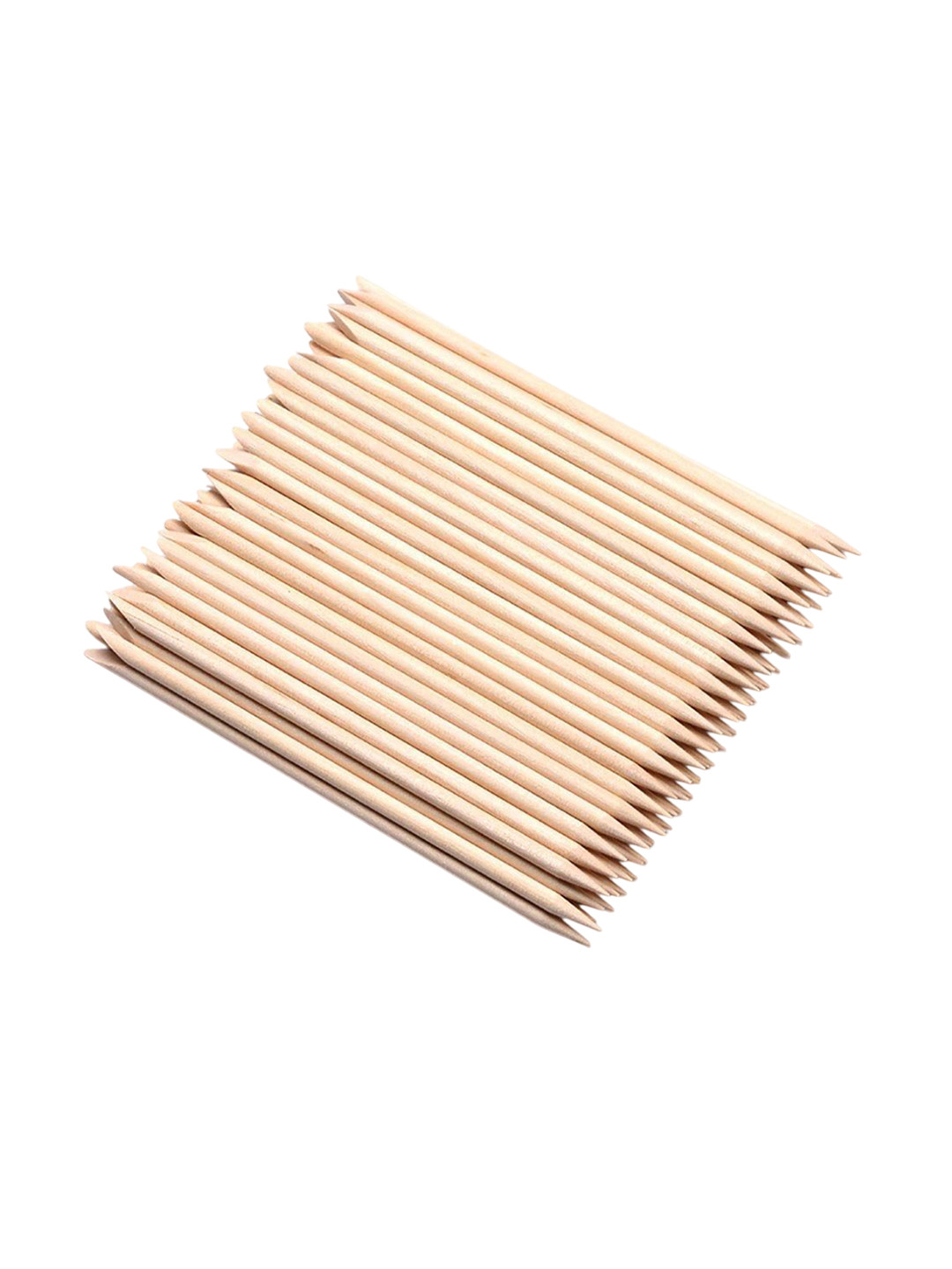 Ekinsu 100- Pcs Wooden Nail Pusher