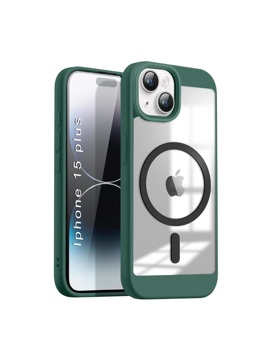 Luxury Kase Shockproof Transparent Clear Hard Back Cover Case with Soft Edge