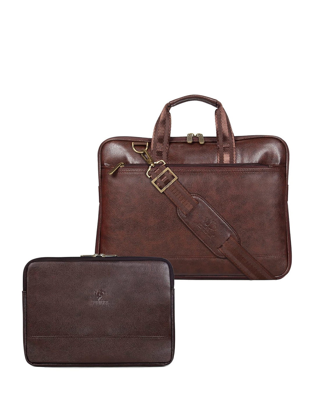 THE CLOWNFISH Unisex Laptop Bag With Laptop Sleeve Combo