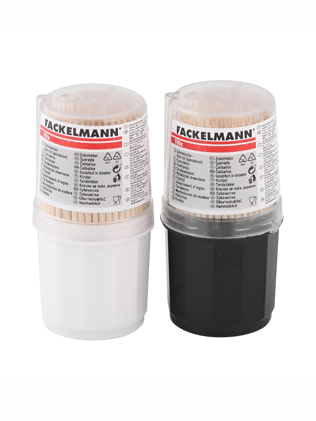 Fackelmann Brown 190 Pieces Flexible Splinter Free Wooden Toothpicks 6.5cm