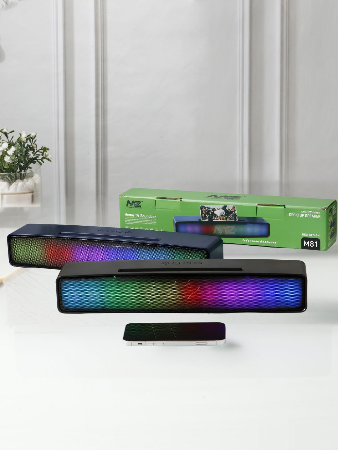 MZ M41 10W Dynamic Thunder Portable Home TV Speaker