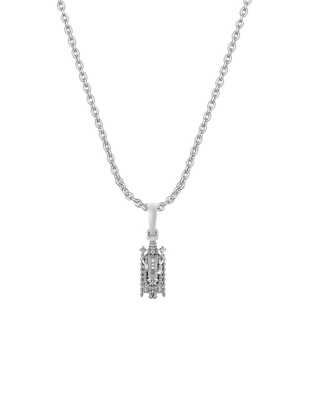 AKSHAT SAPPHIRE Unisex 92.5 Sterling Silver Bala Ji Pendant With Chain