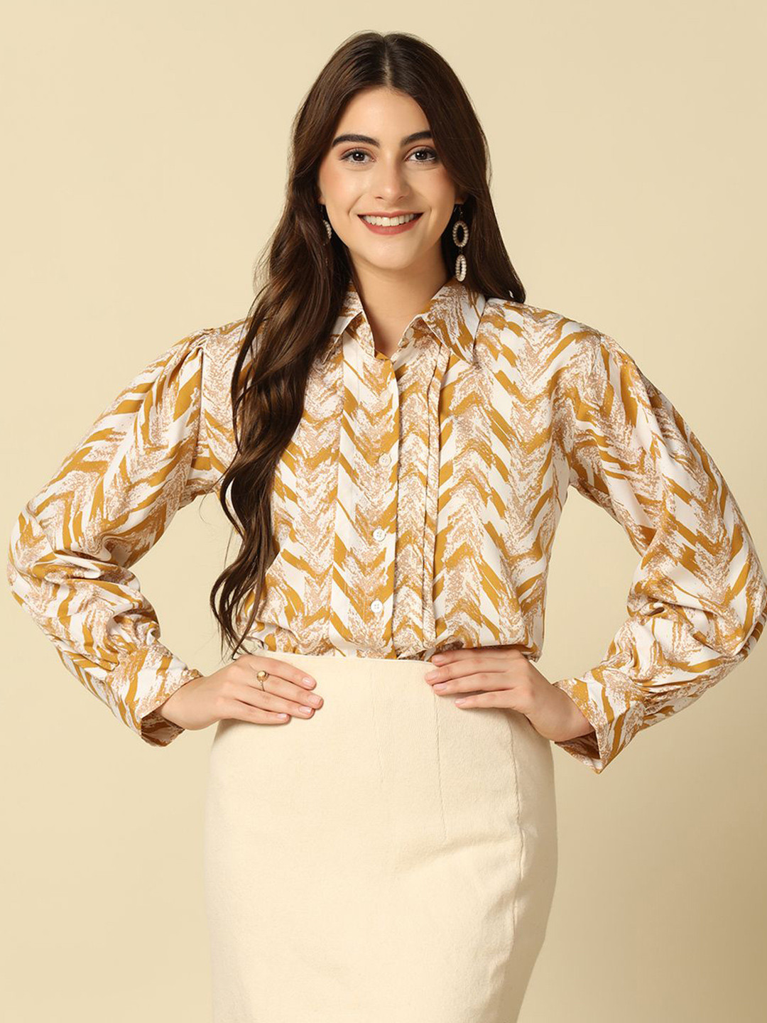 FERY LONDON Women Standard Floral Printed Regular Fit Shirt