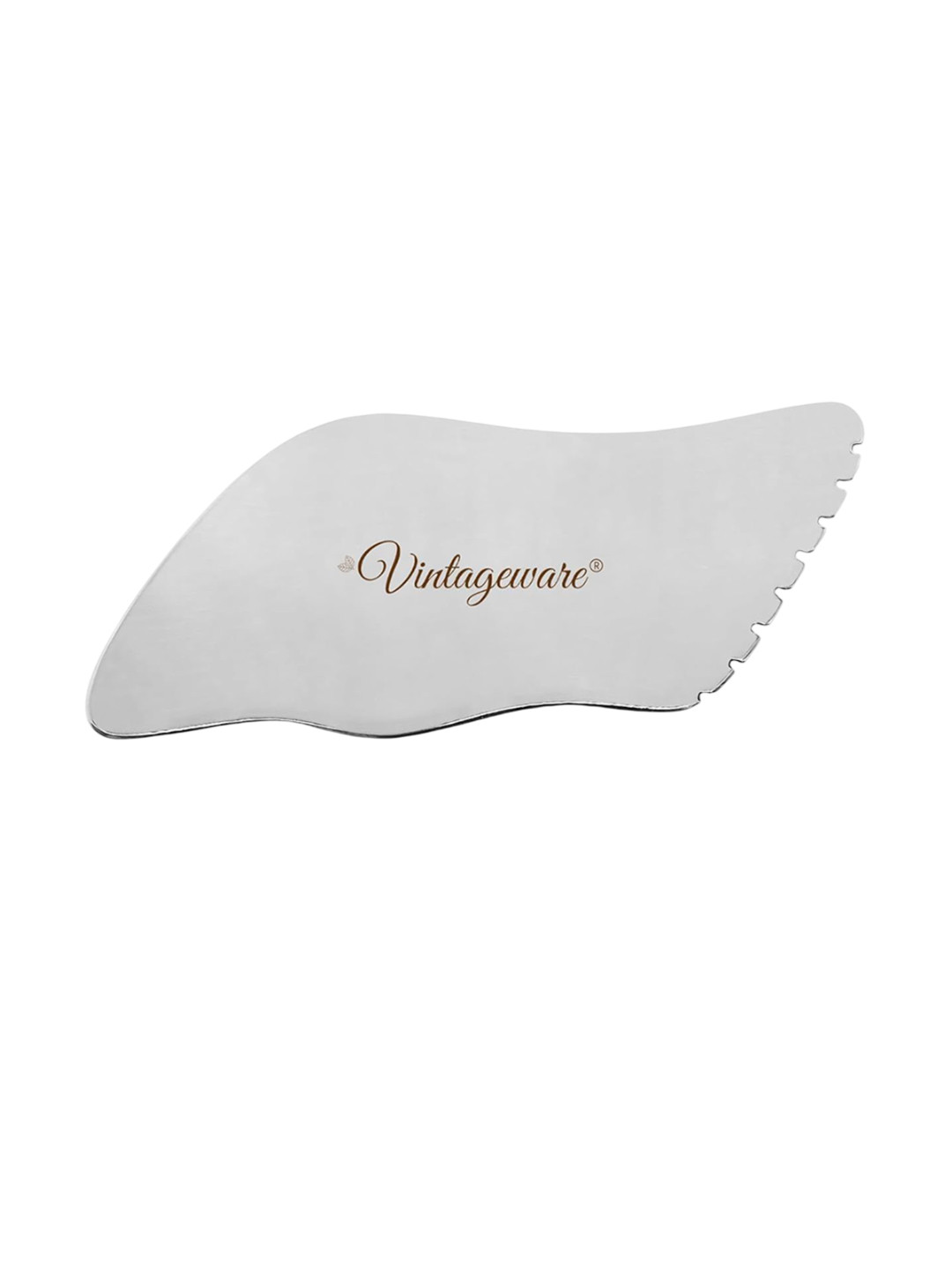 Vintageware Foot Shape Stainless Steel Gua Sha