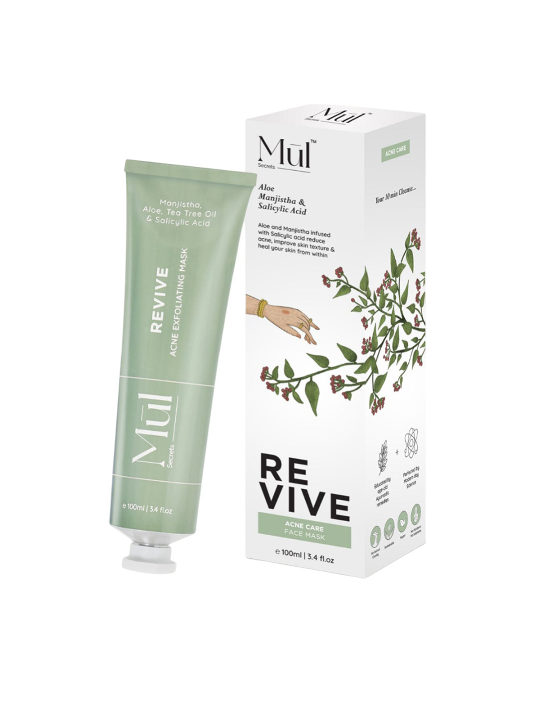 Mul Secrets Revive Acne Exfoliating Mask- 100 ml