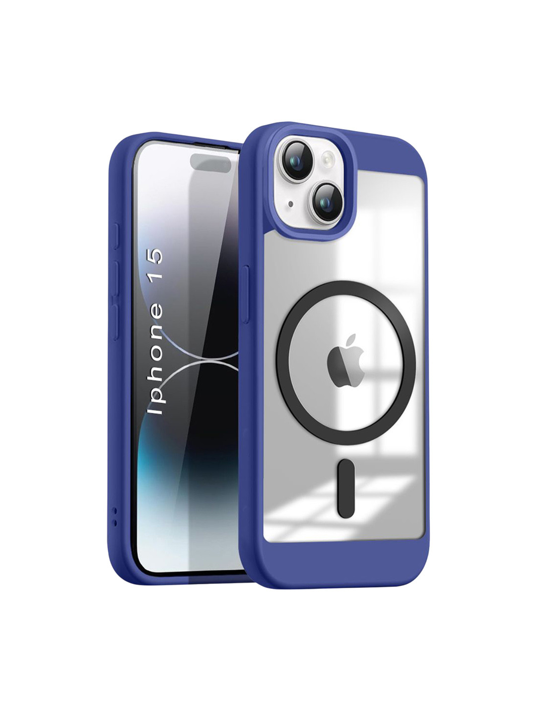 Luxury Kase Shockproof Transparent Clear Hard Back Cover Case with Soft Edge