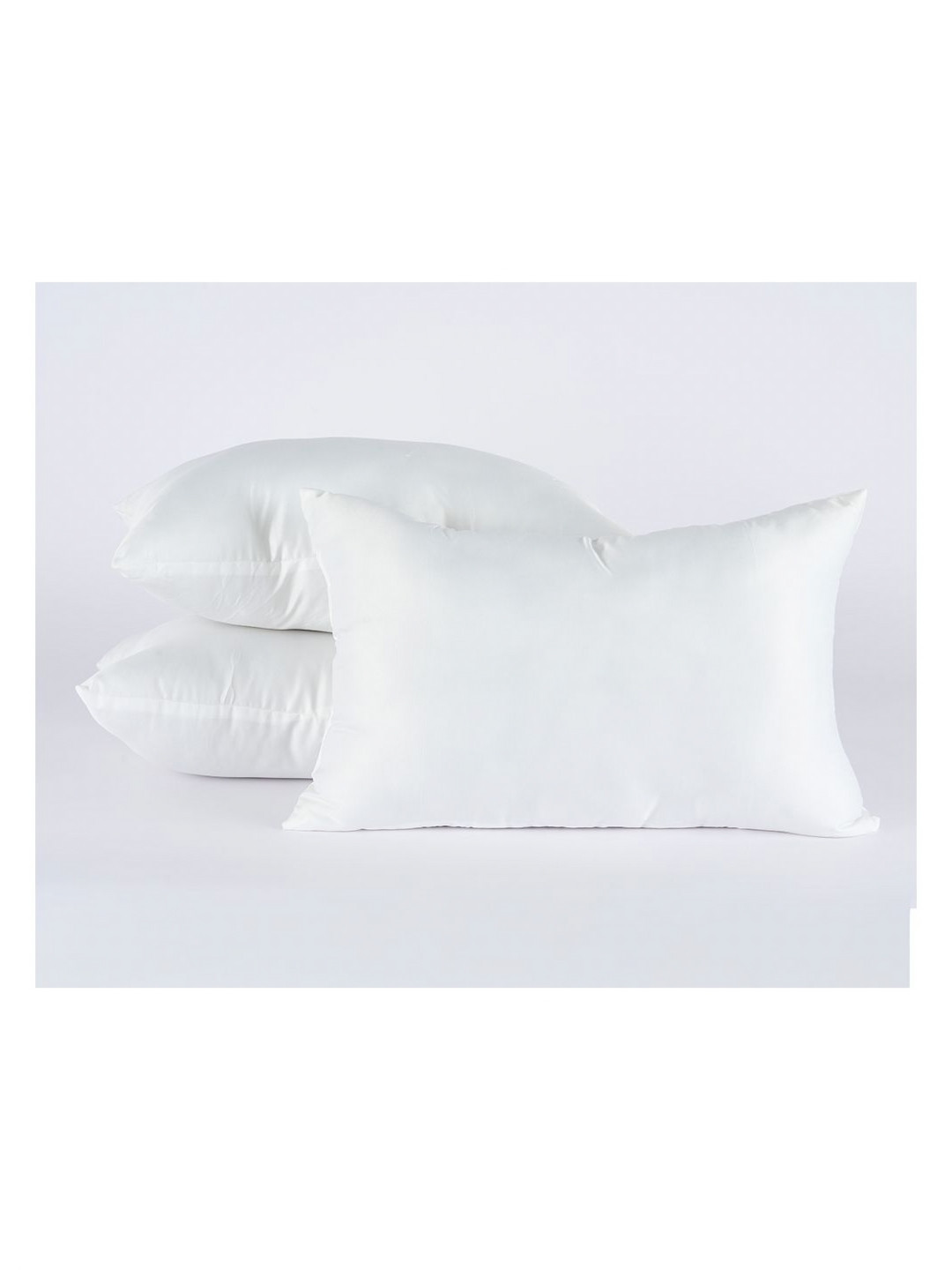 SKANDA FAB 3 Pieces White Rectangle Cushion