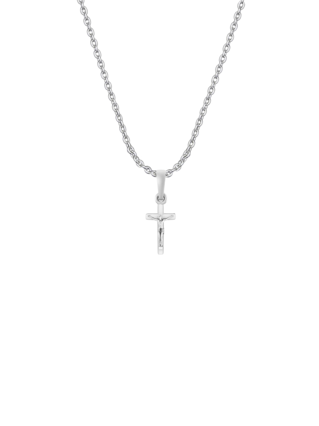 AKSHAT SAPPHIRE 925 Sterling Silver Jesus Pendant With Chains