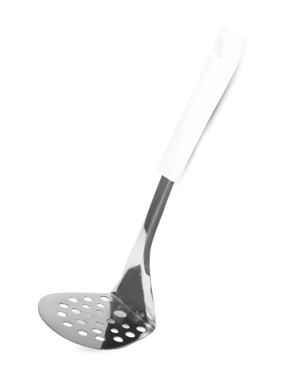 Fackelmann Arcadalina White Stainless Steel Potato ,Pav Bhaji Masher with Plastic Handle