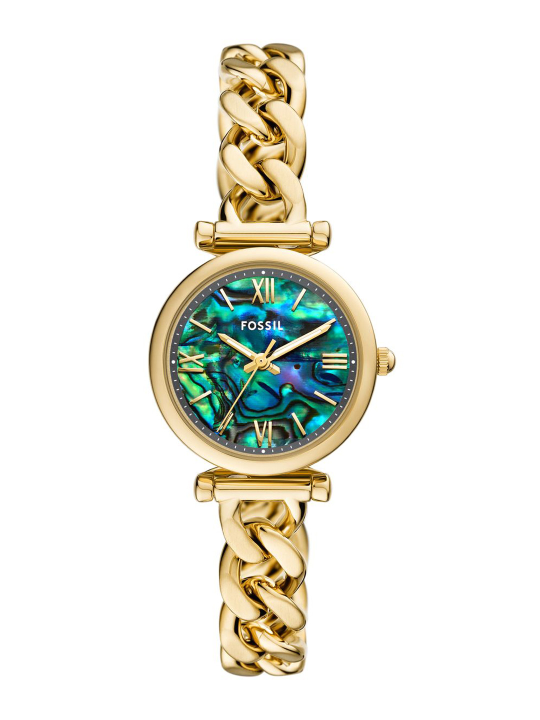 Fossil Women Printed Dial & Stainless Steel Straps Analogue Watch AK_ES5416