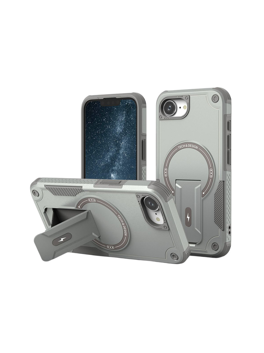 Luxury Kase Shockproof Transparent Clear Hard Back Cover Case For iPhone 16e