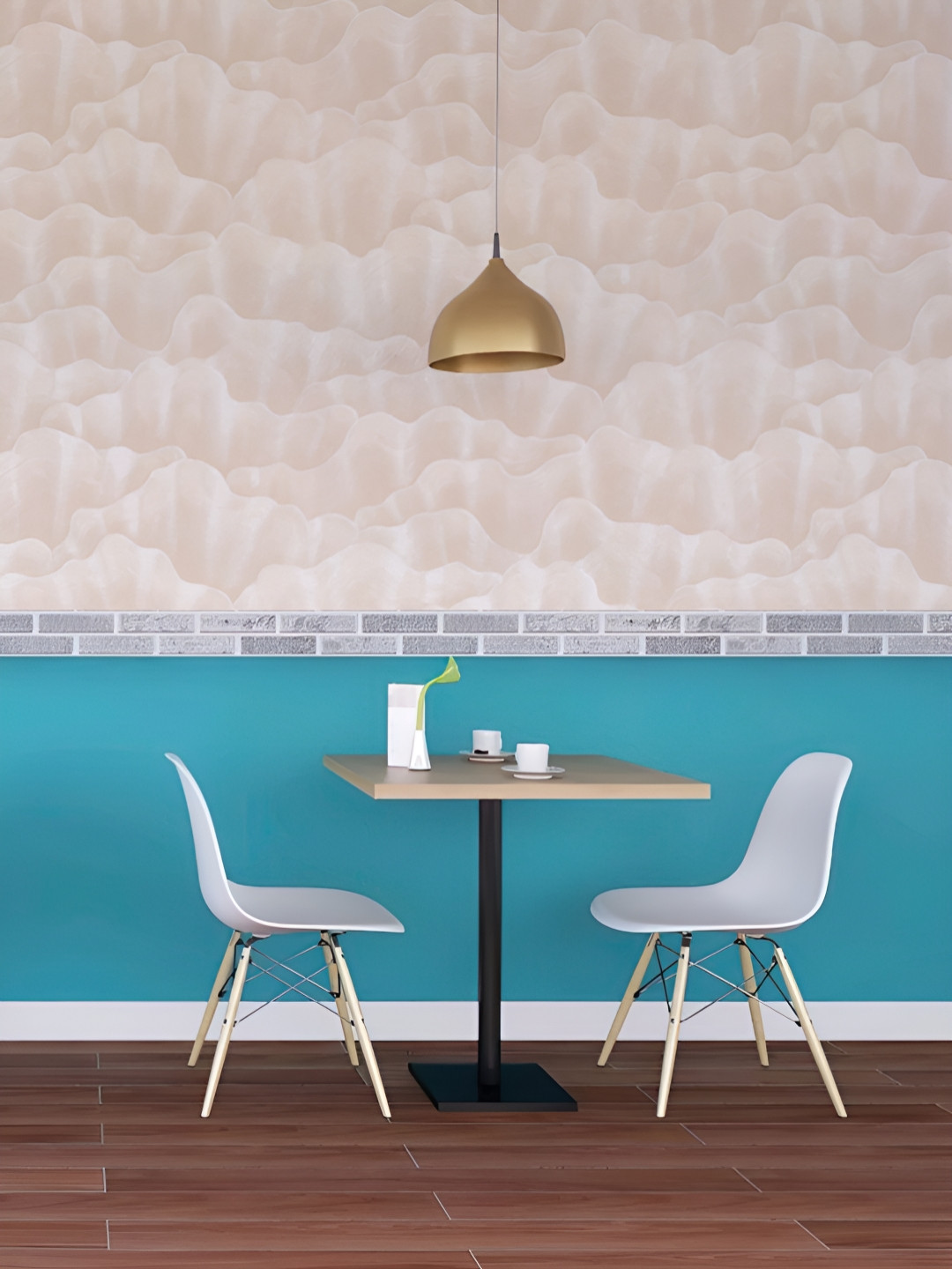 Fedora Wallpapers Fusion Finish Cream 3D Abstract Printed Waterproof Wallpaper