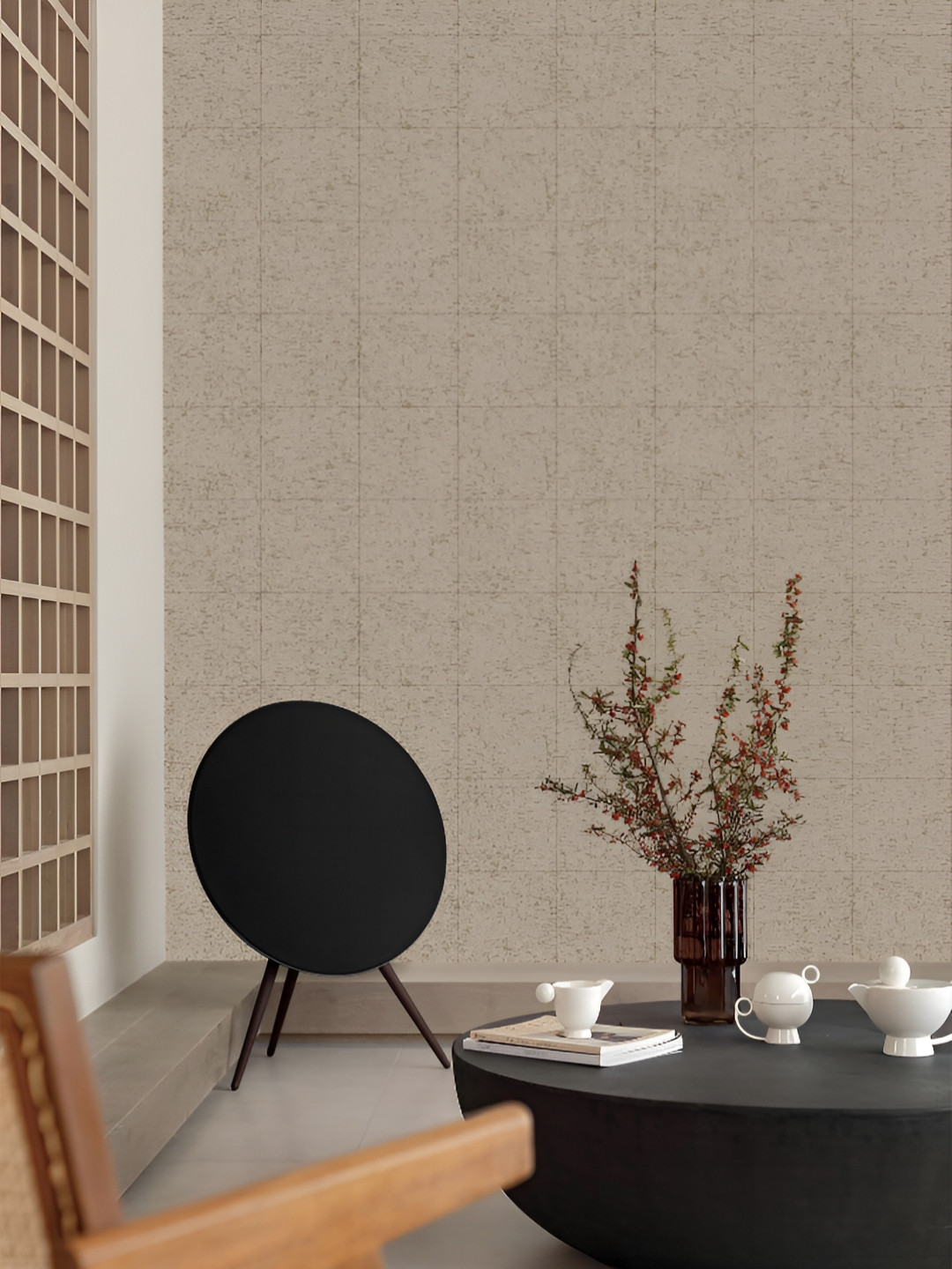 Fedora Wallpapers Brown & Beige 3D Printed  Waterproof PVC Wallpaper