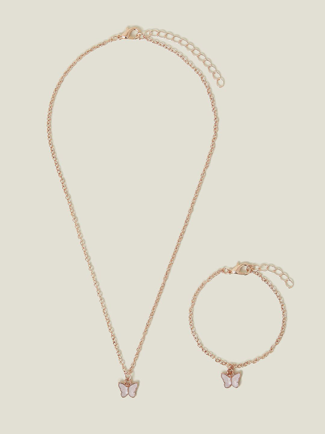 Accessorize London Girls Butterfly-Detailed Jewellery Set