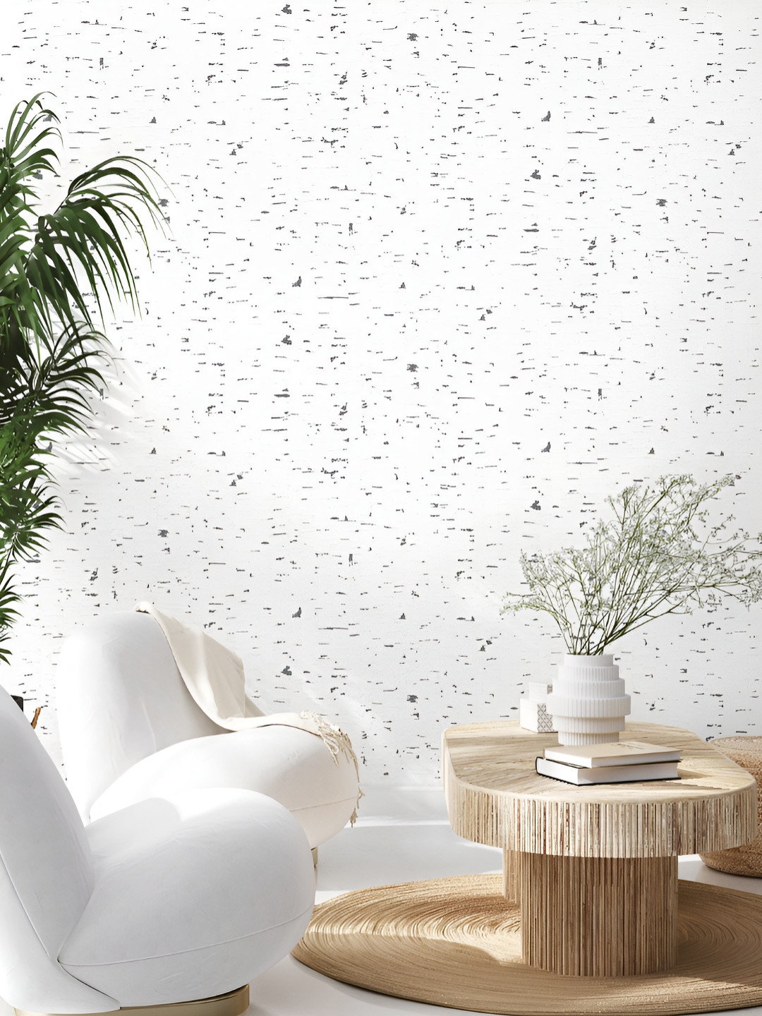 Fedora Wallpapers Grey & White 3D Printed  Waterproof Wallpaper