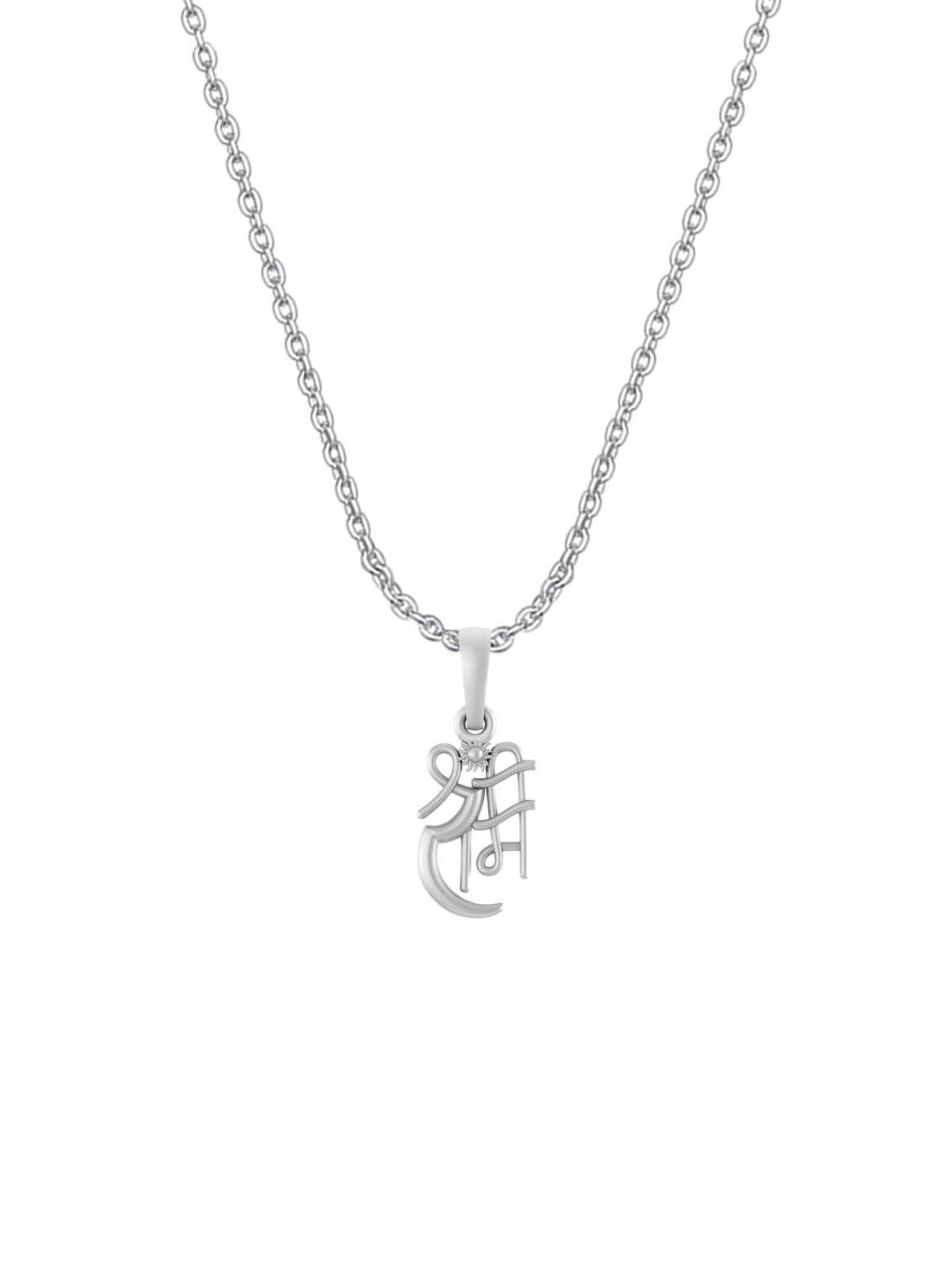 Metronaut 925 Sterling Silver Ram Pendants With Anchor Chains