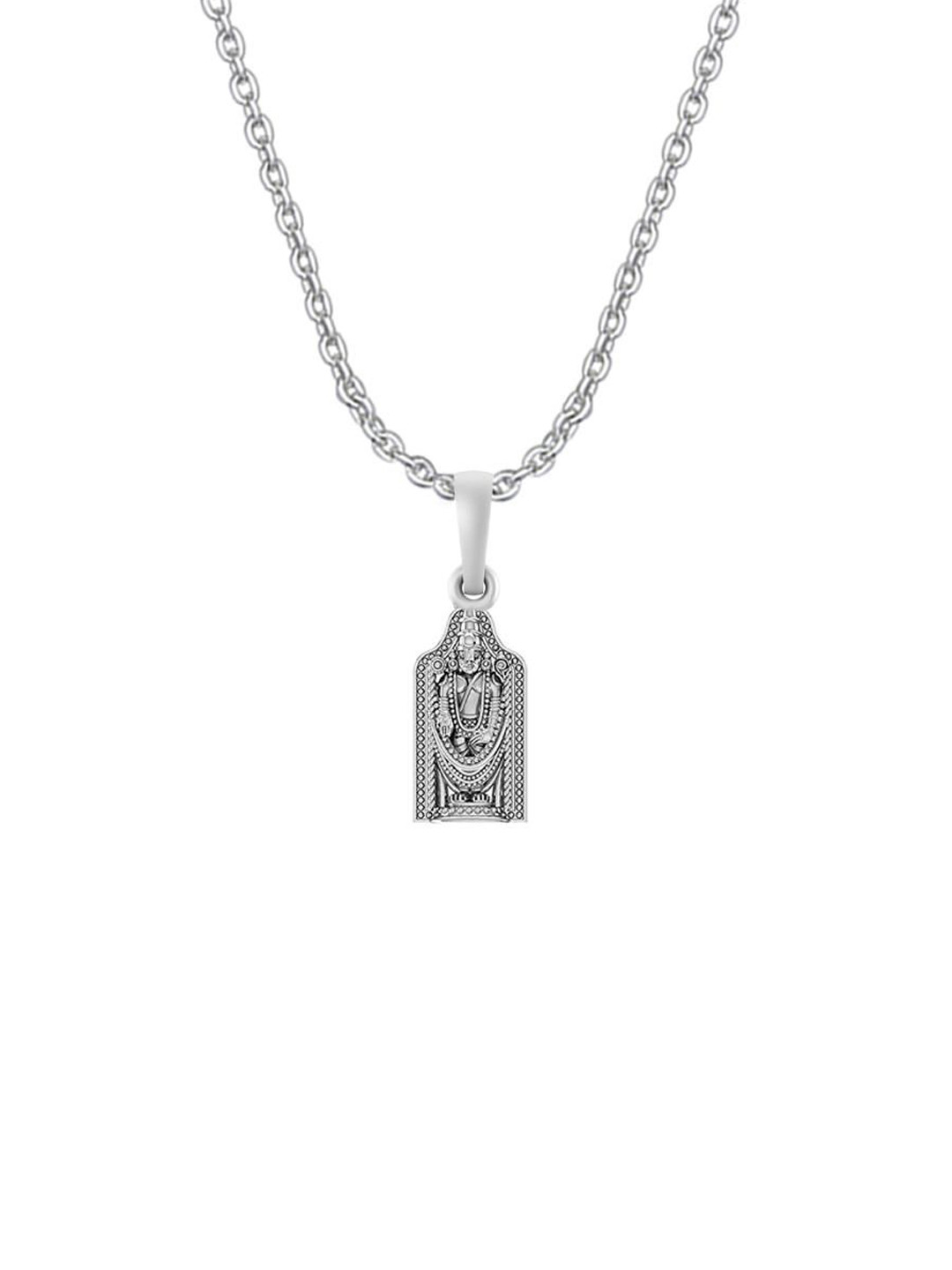 Metronaut 925 Sterling Silver Bala Ji Pendants With Anchor Chains
