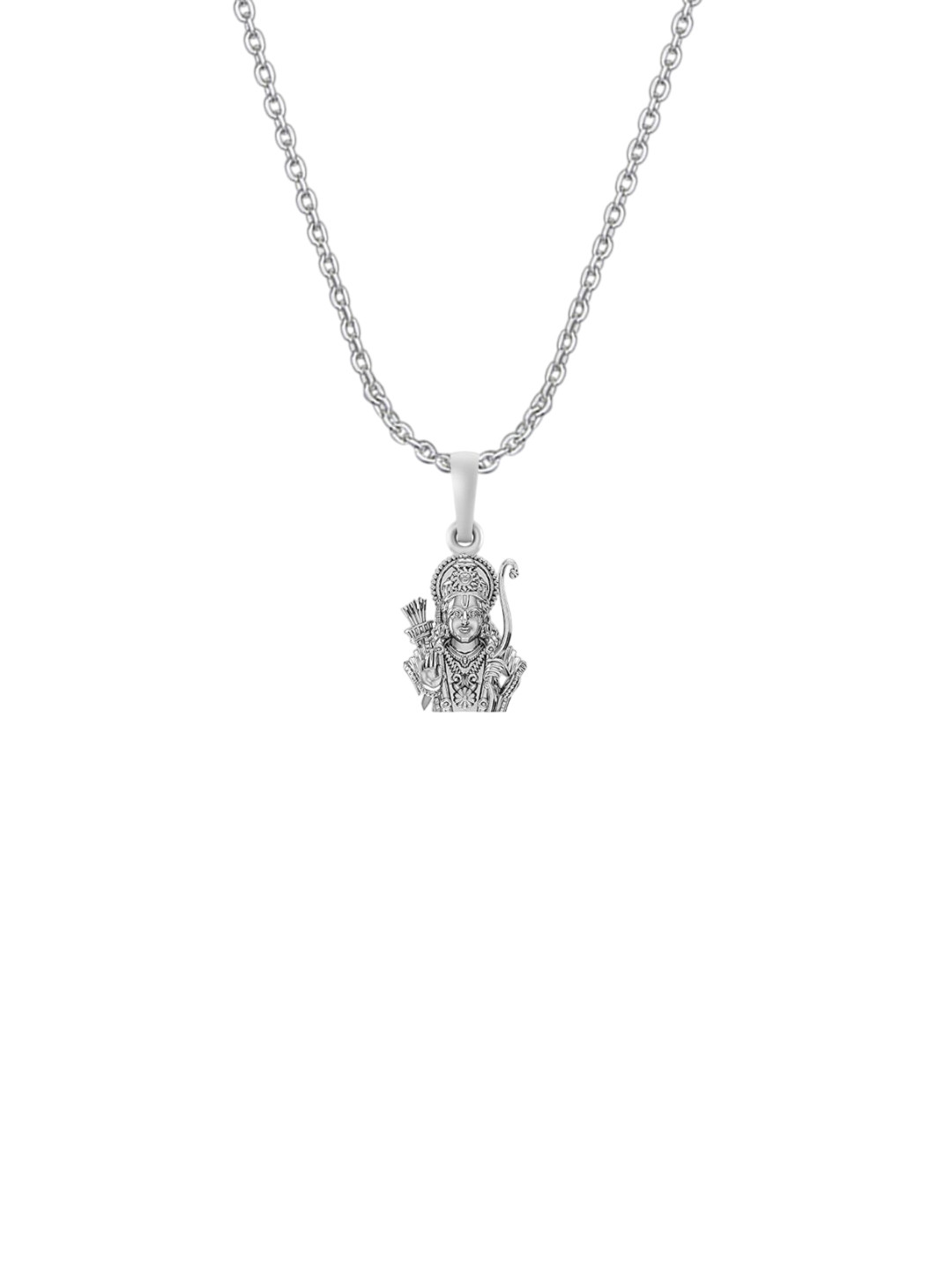 Metronaut Men 925 Sterling Silver Ram Pendant With Chain