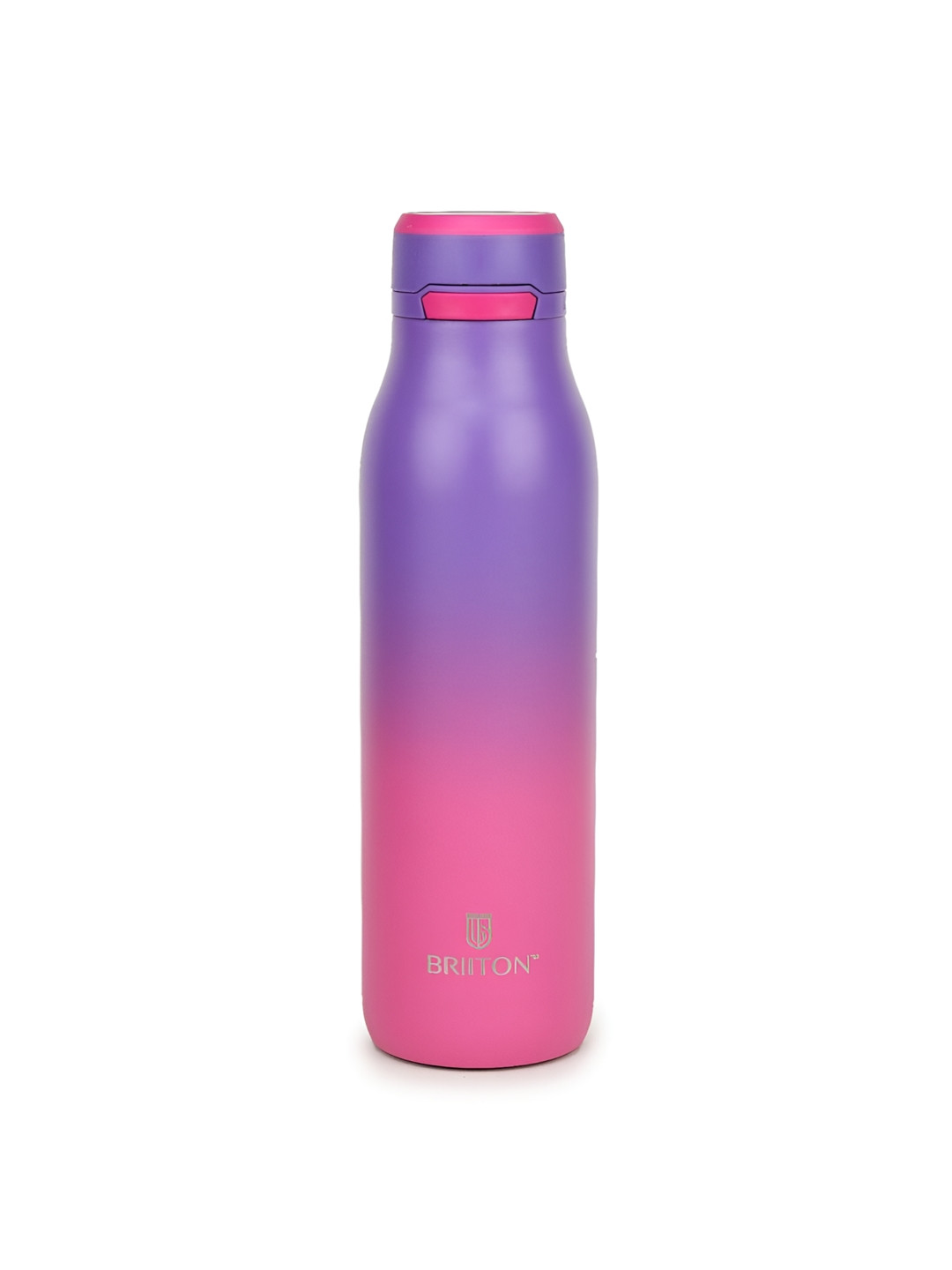 Briiton Jolly 375 Purple Brand Logo Stainless Steel Spill Proof Water Bottle - 750ml
