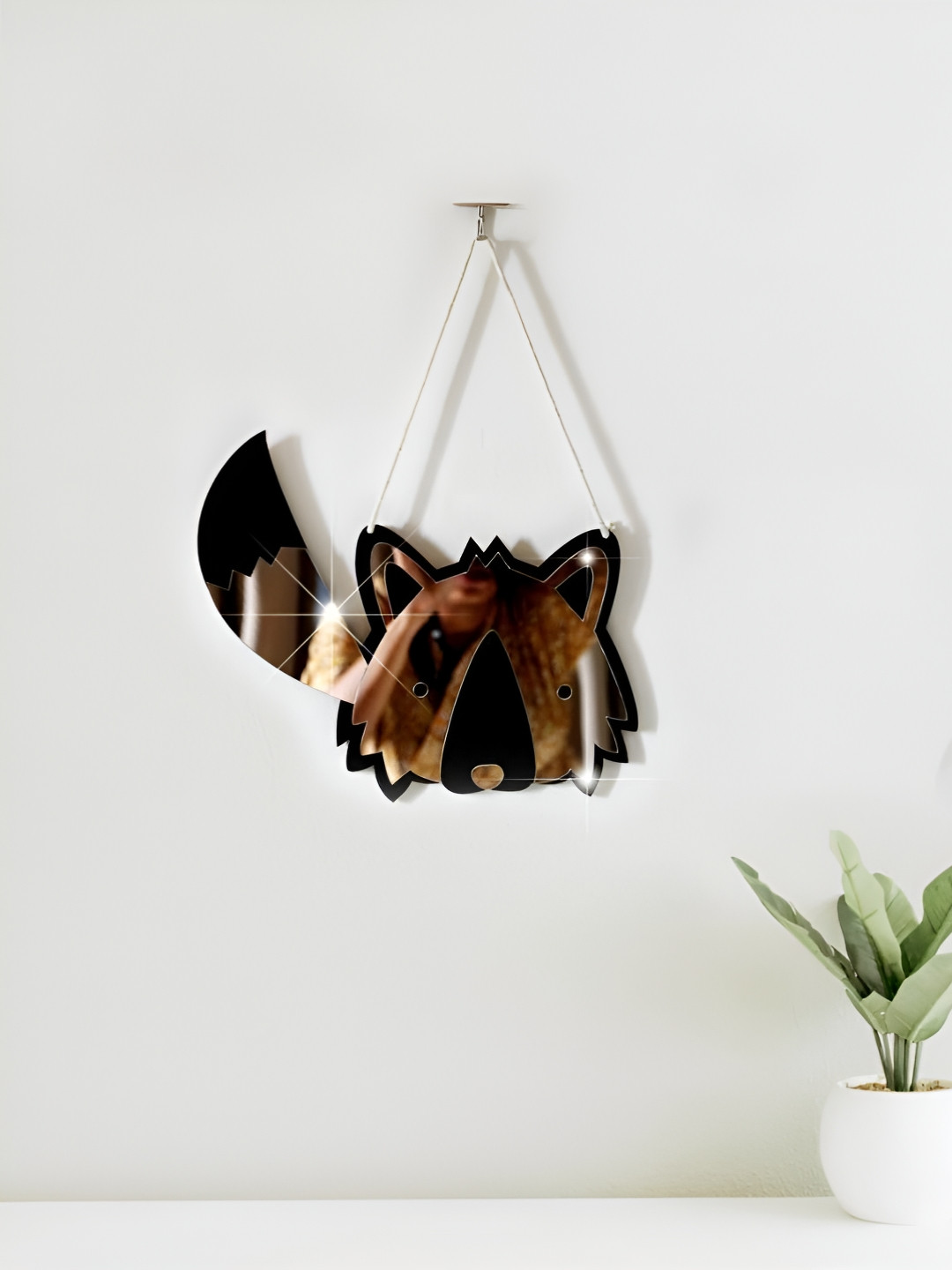 VAH Kya Bat Hai !! Glass Glossy Hall Wall Hangings-11.8In