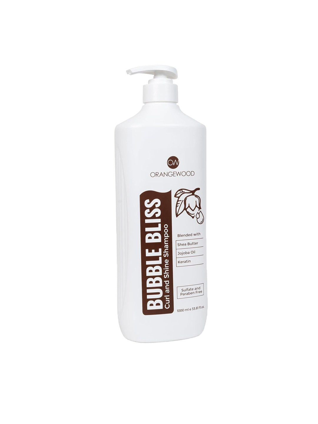ORANGEWOOD Bubble Bliss Curl & Shine Shampoo With Jojoba Oil - 1L